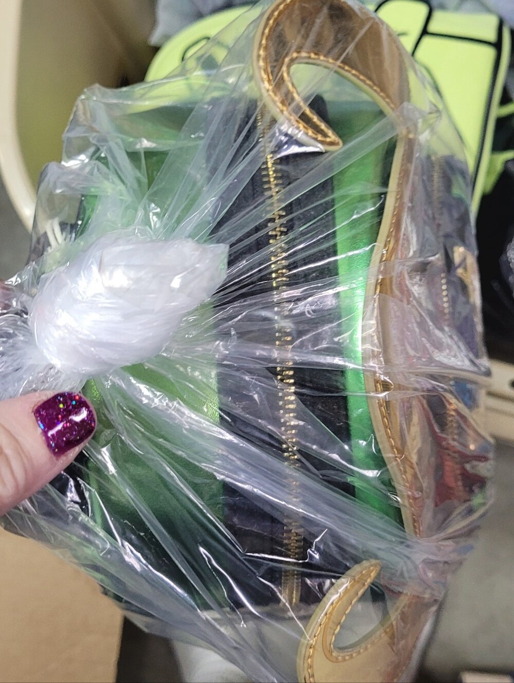 Loungefly Marvel Metallic Loki Mini Backpack - Picture 6 of 9